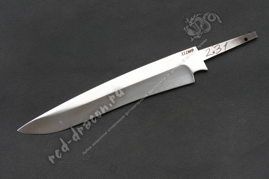 Клинок кованный для ножа Х12МФ "DAS 290"