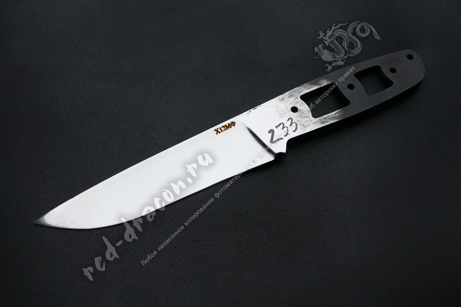 Клинок кованный для ножа Х12МФ "DAS 233"