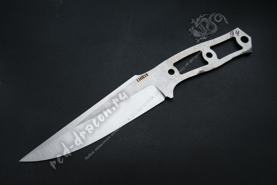 Клинок кованный для ножа 110х18 "СПЕЦ-2"