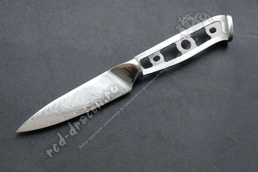 Клинок для кухонного ножа VG10 дамаск  "DIY8E"