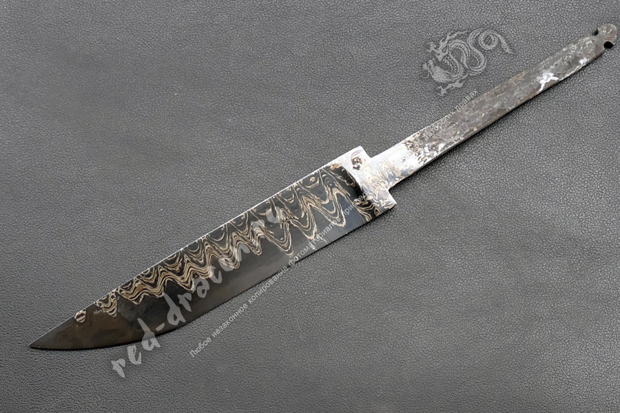 Клинок для ножа Дамаск za1683